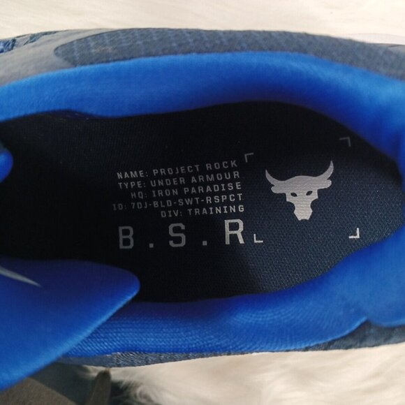 UNDER ARMOUR Unisex Project Rock Size 10 Camouflage Iron Paradise Training Shoes - Picture 15 of 16